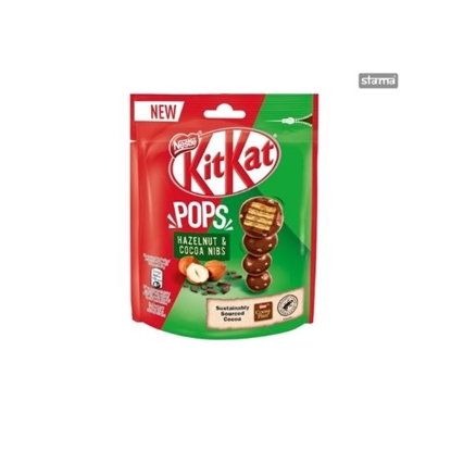 Picture of KIT KAT POPS HAZELNUT & COCOA POUCH 110GR